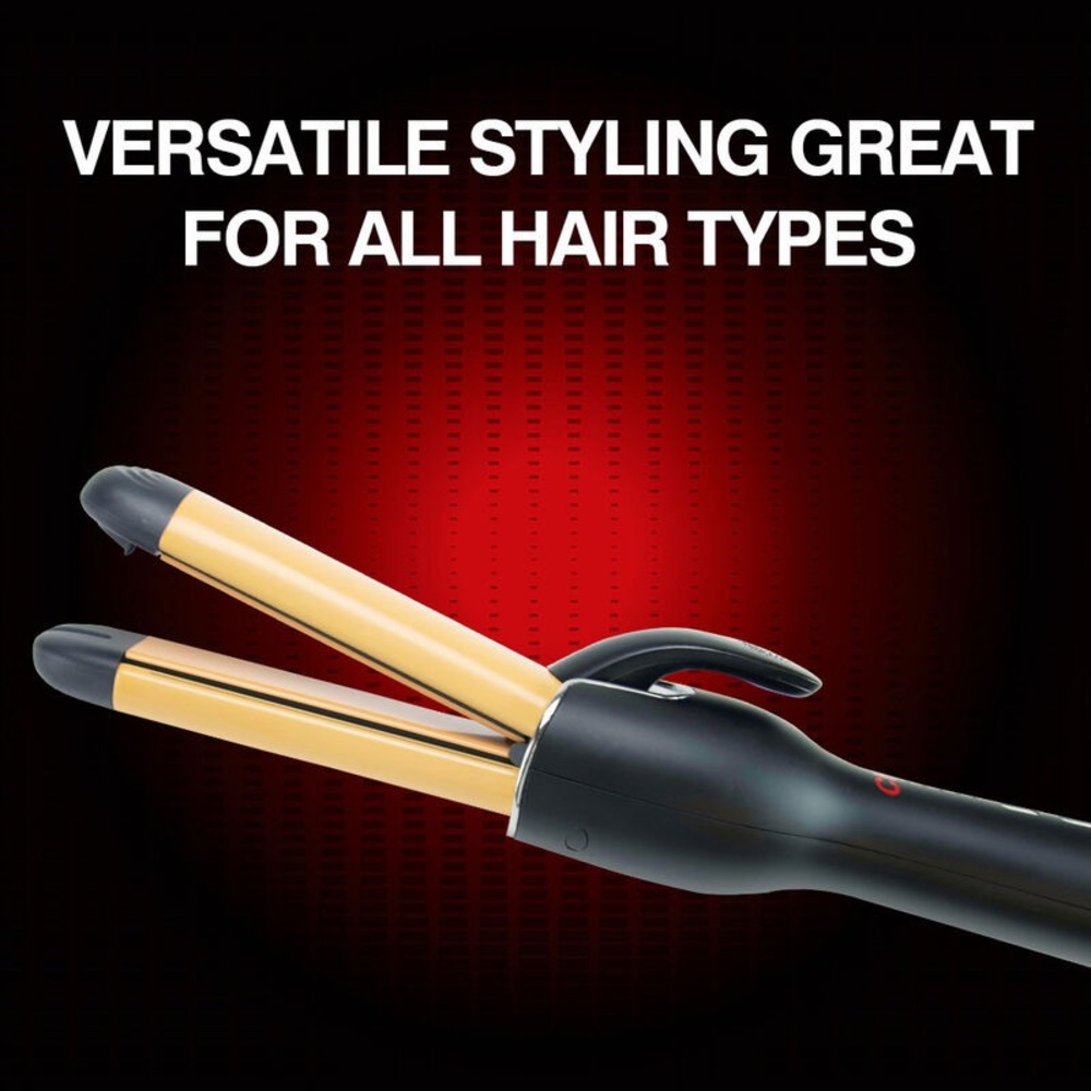 CHI Air Setter 2-in-1 Flat Iron and Curler Gold And Black Hair Tool Ceramic - Picture 6 of 12